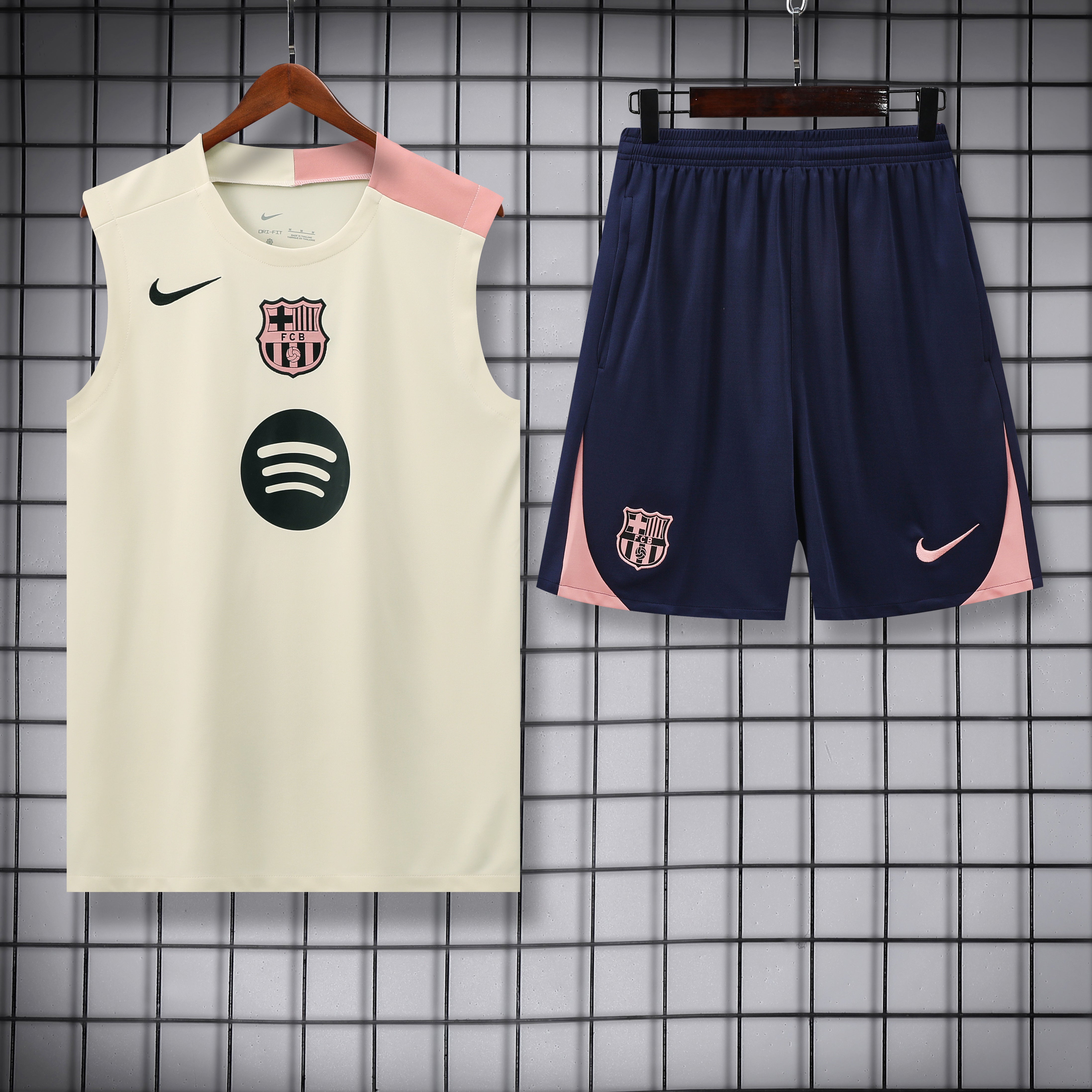 FC Barcelona - Tank Top Training Set Light Orange