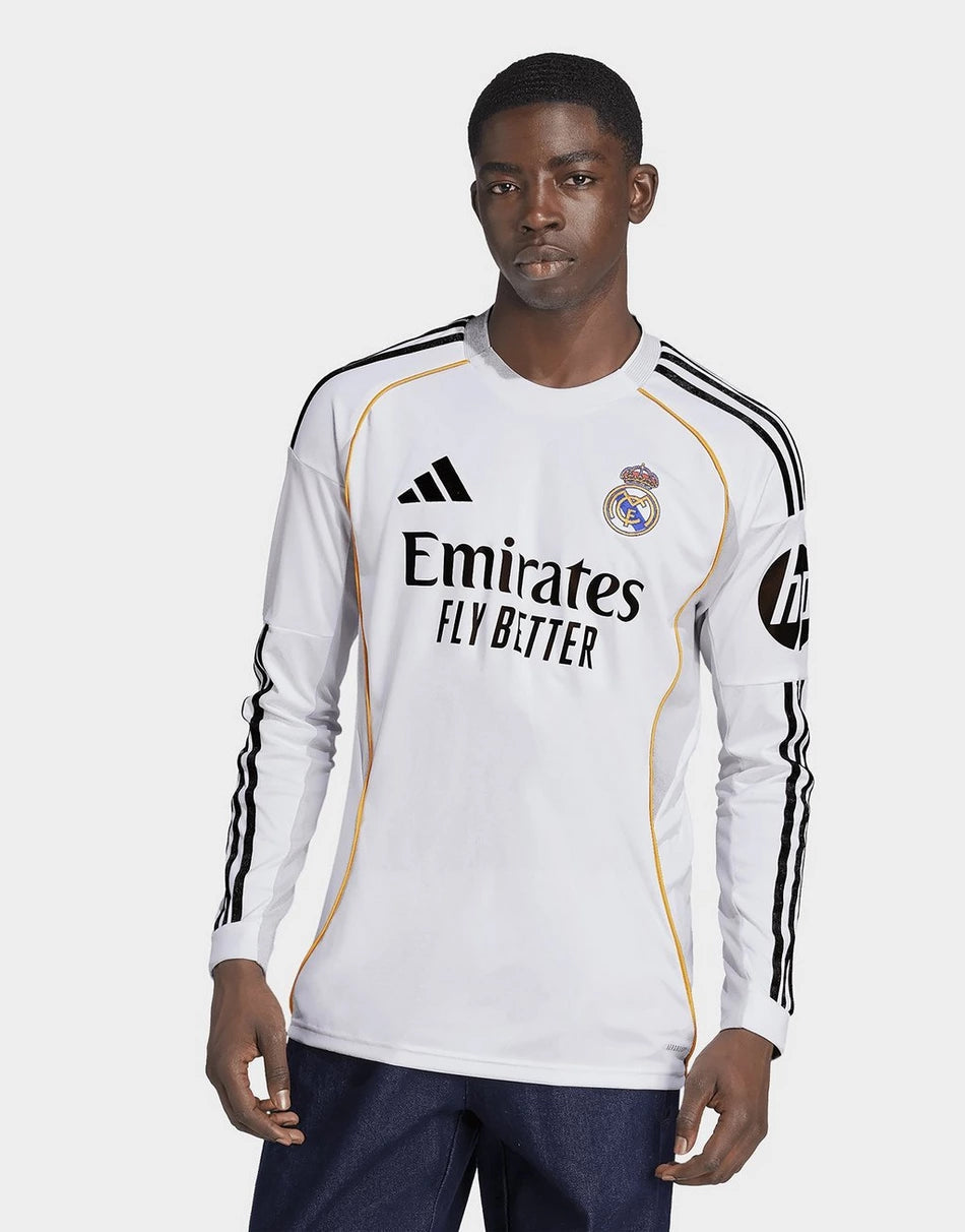 Real Madrid CF - Home Shirt 25/26 Long Sleeve