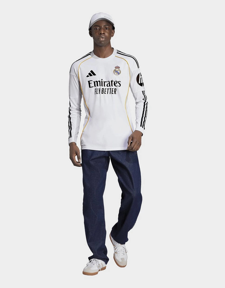Real Madrid CF - Home Shirt 25/26 Long Sleeve