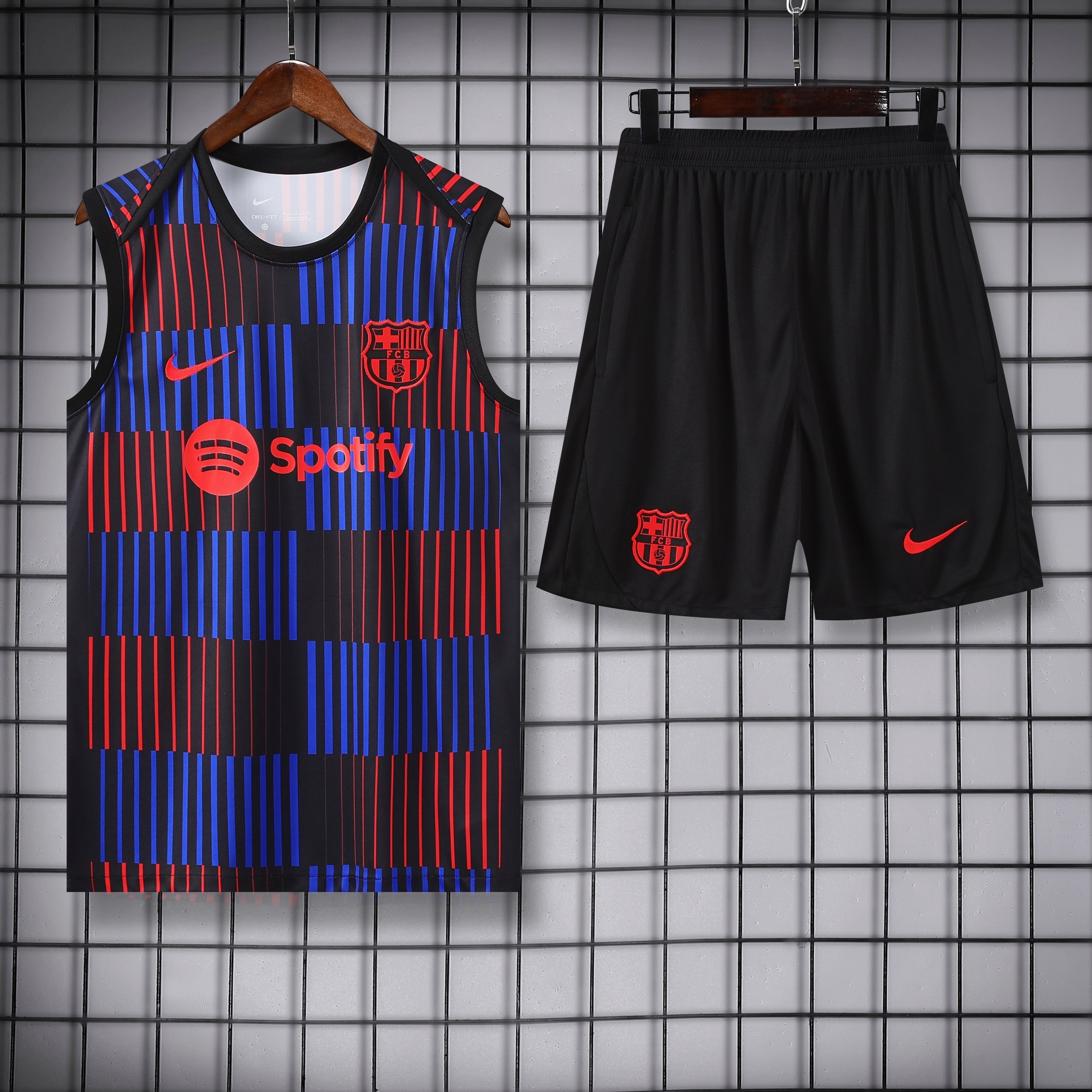 FC Barcelona - Tank Top Training Set Blue/Red