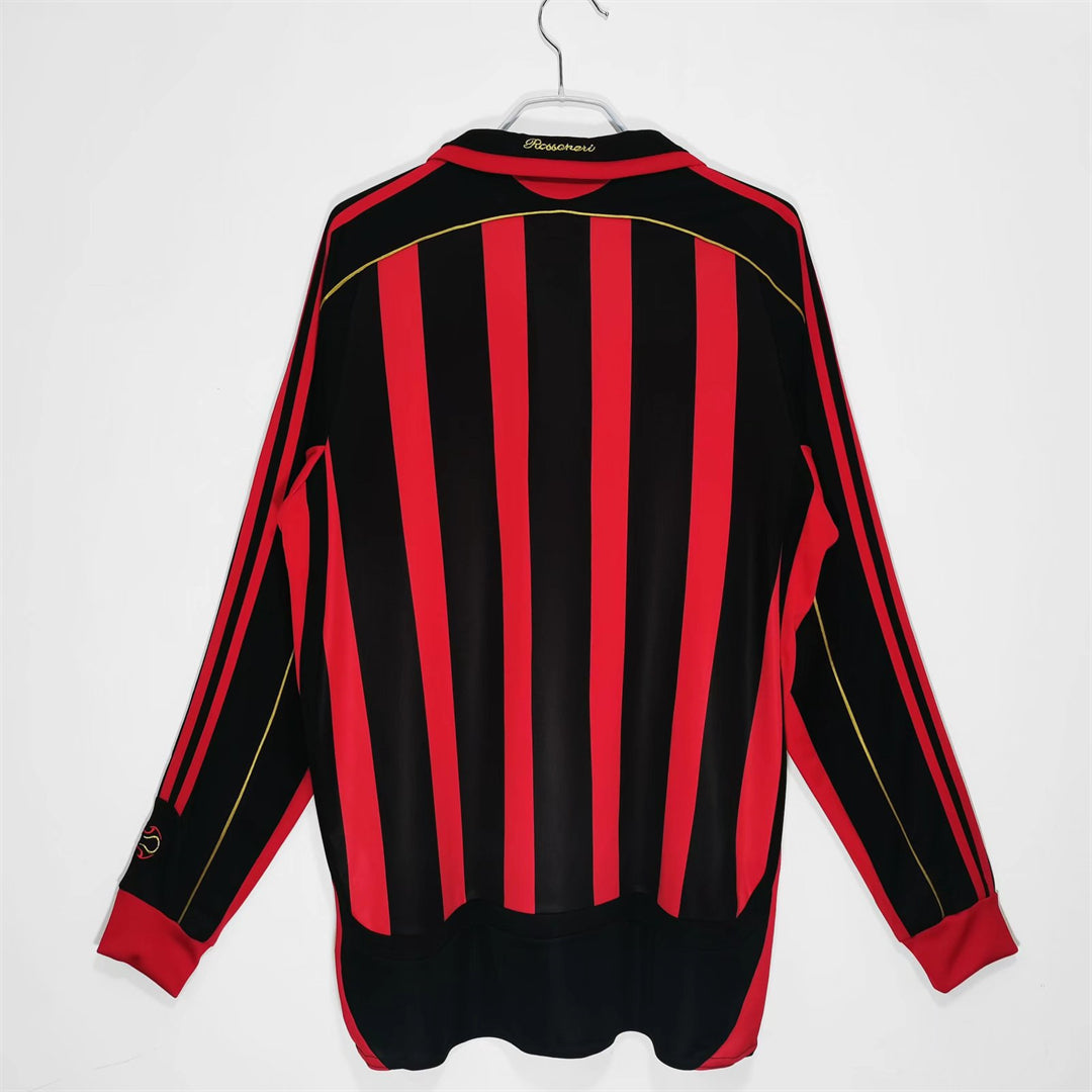 AC Milan - Retro Home Shirt 2006/2007 Long Sleeve
