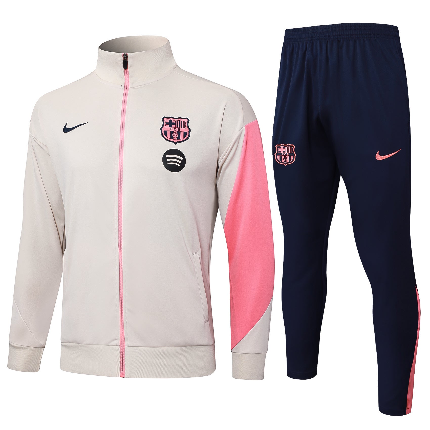 FC Barcelona - 25/26 Strike Tracksuit Light Pink / Dark Blue