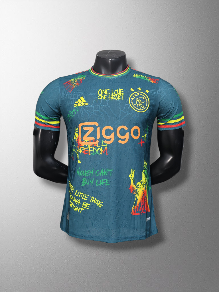 AFC Ajax Bob Marley Shirt – Limited Turquoise Edition