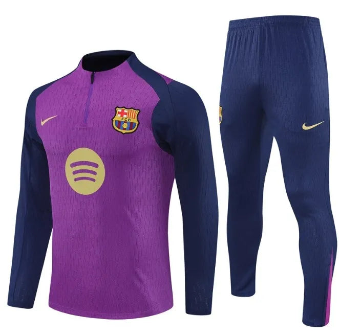 FC Barcelona 25/26 Quarter-Zip Tracksuit Purple
